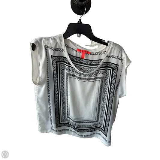 Top Sleeveless By Mng In Black & White, Size: M