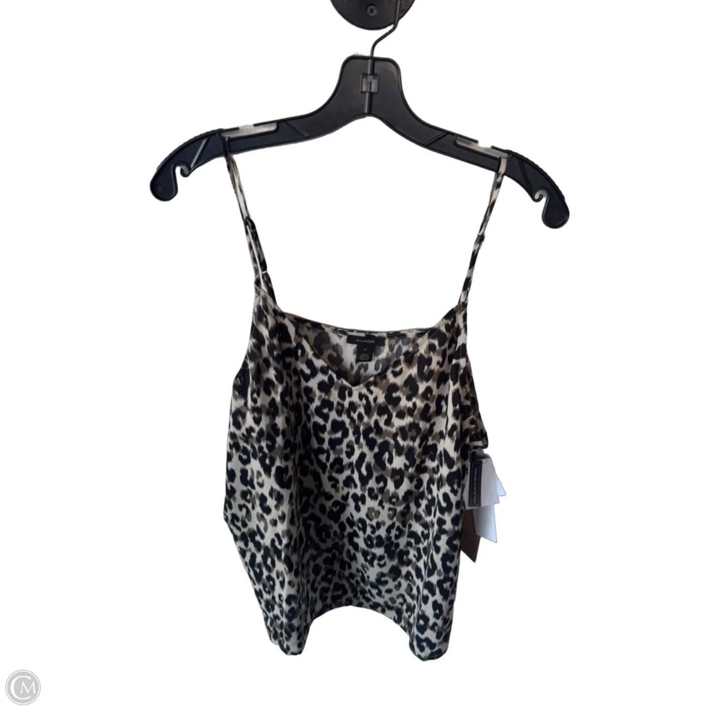 Top Cami By Halogen In Green & Tan, Size: Xl