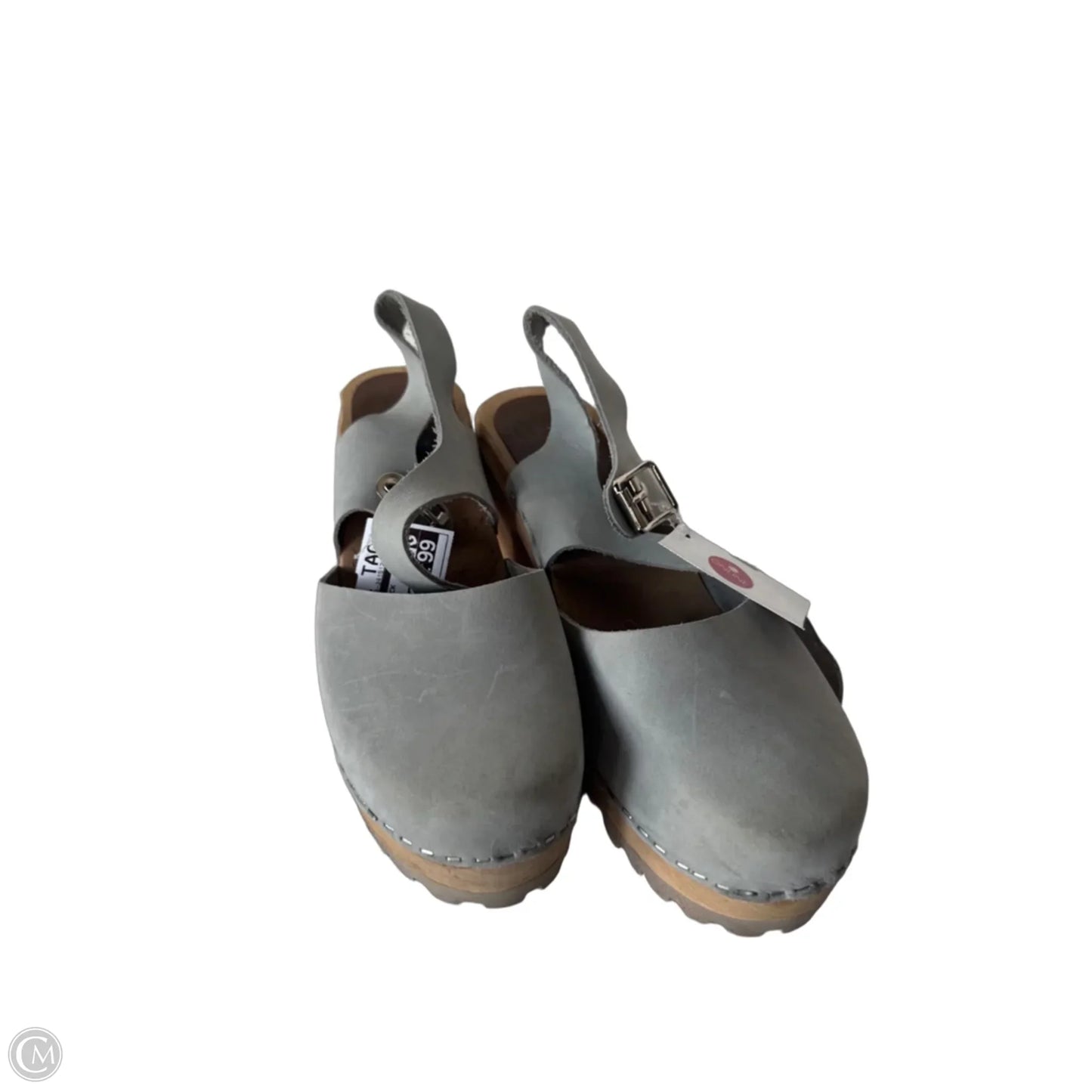 Shoes Heels Block By Cmc In Grey, Size: 8.5