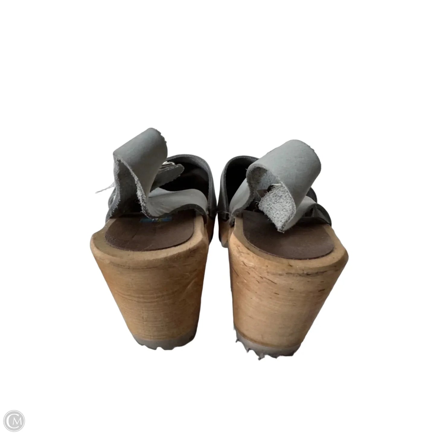 Shoes Heels Block By Cmc In Grey, Size: 8.5