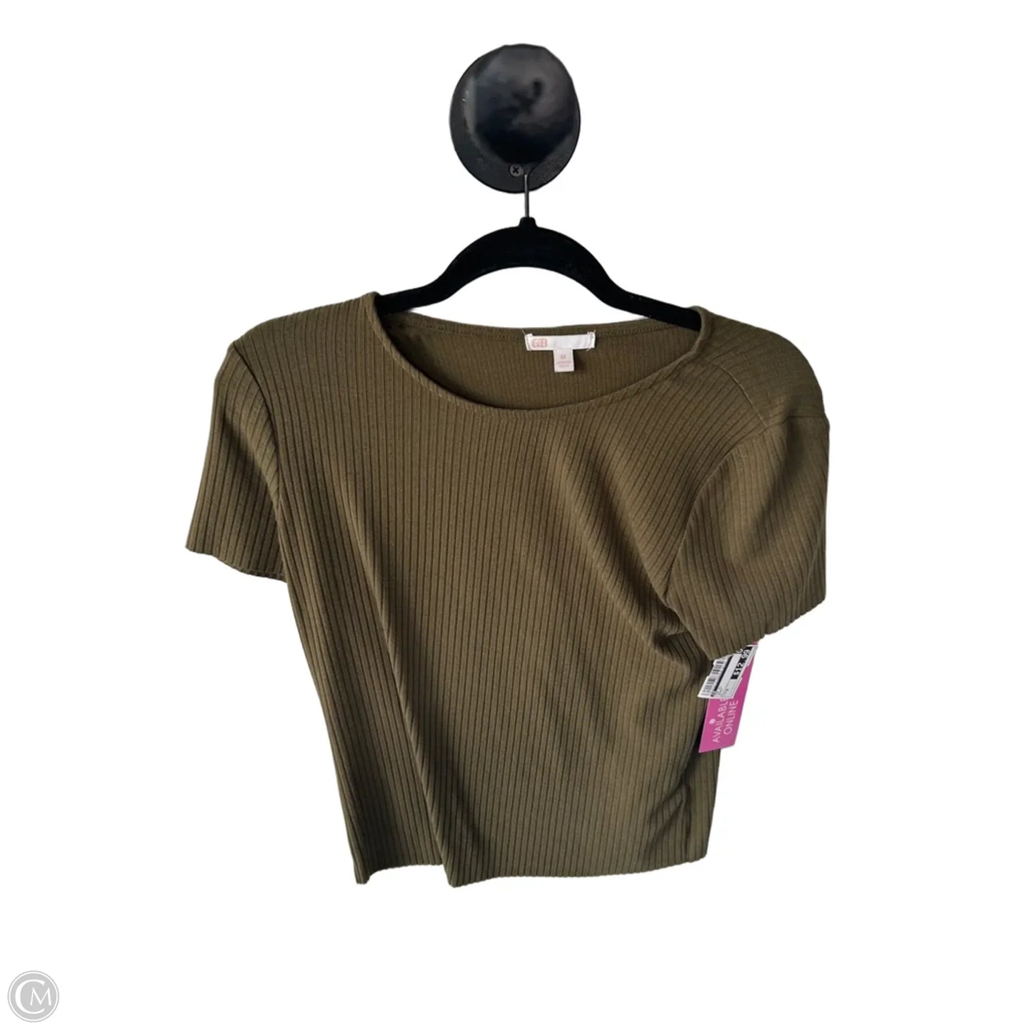 Top Short Sleeve By Gb In Green, Size: M