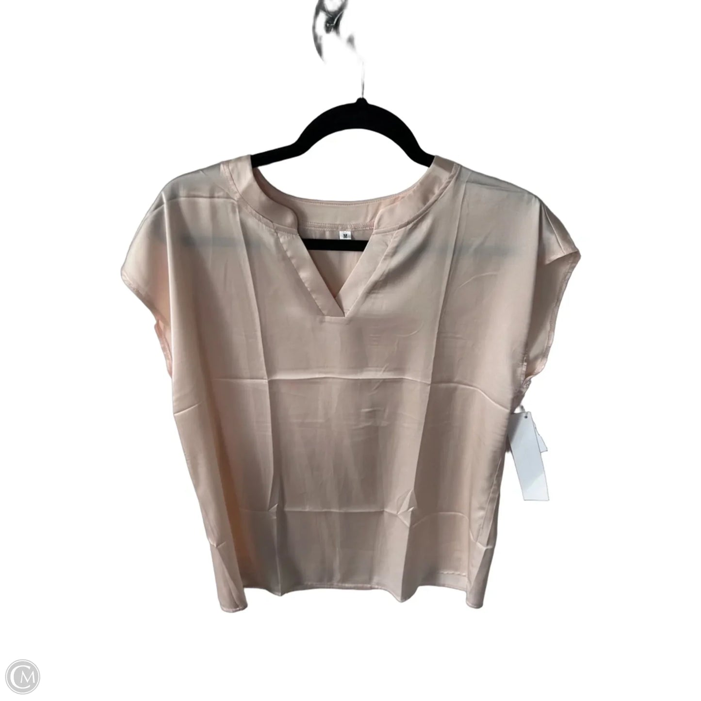 Blouse Sleeveless By Cme In Pink, Size: M