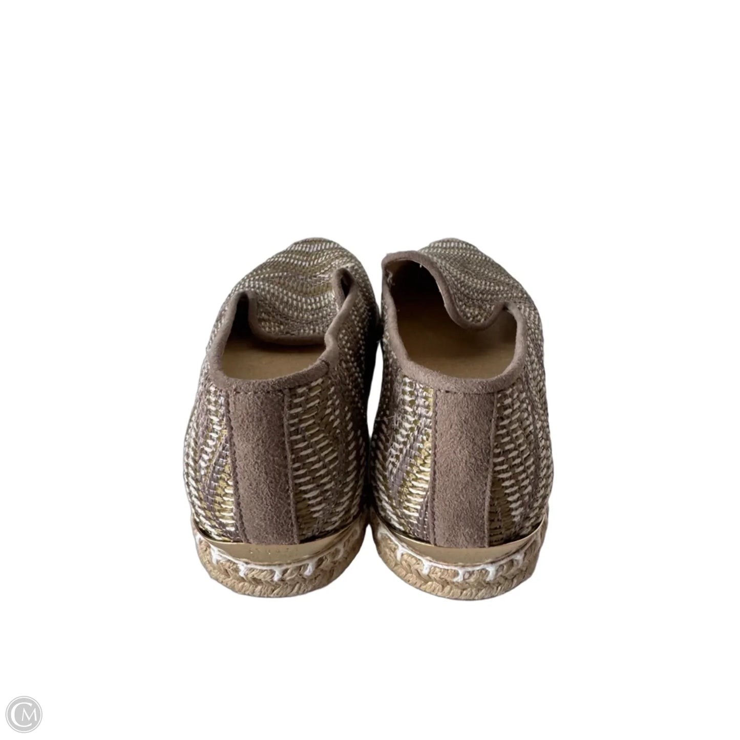 Shoes Designer By Stuart Weitzman In Green & Tan, Size: 5.5