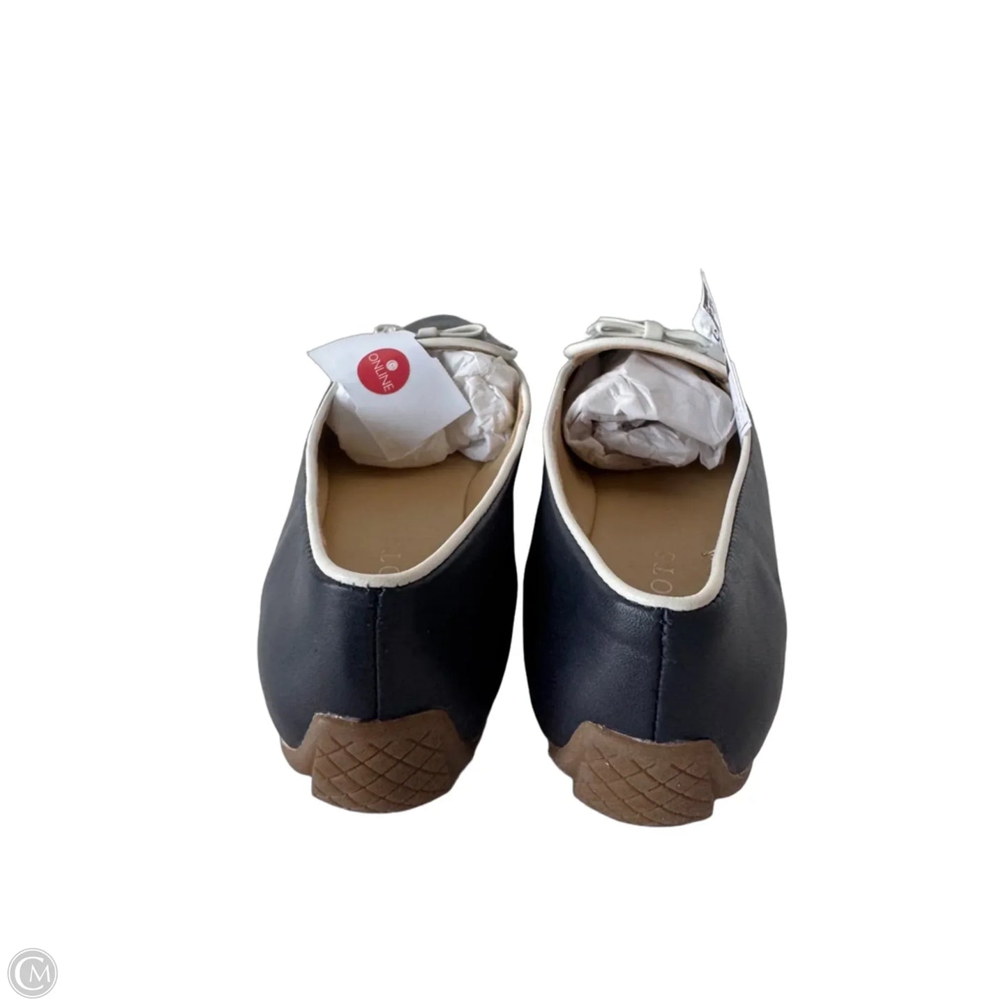 Shoes Flats By Talbots In Blue & White, Size: 5