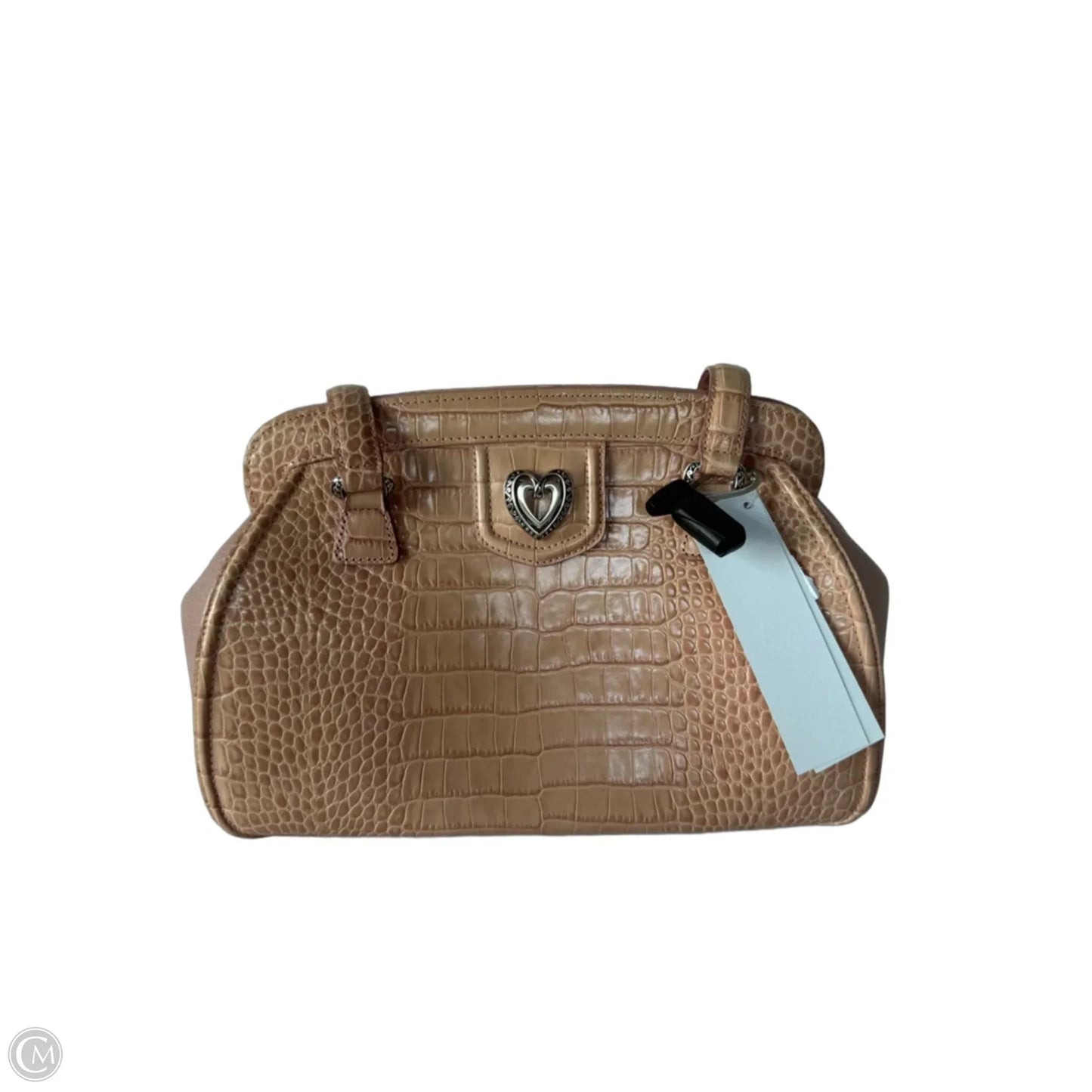 Handbag Leather By Brighton, Size: Large