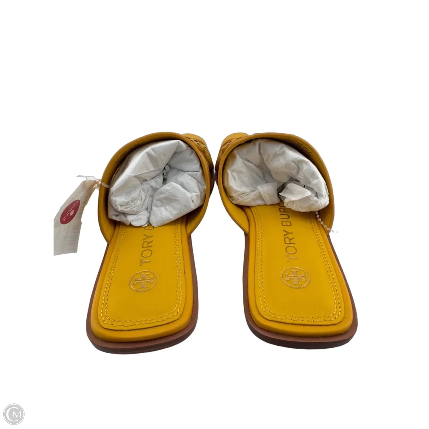 Sandals Designer By Tory Burch In Yellow, Size: 5.5