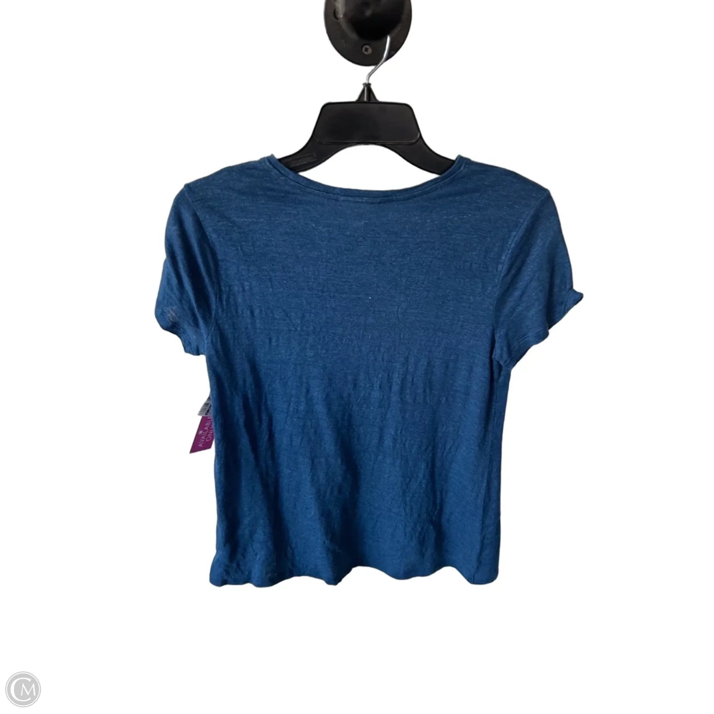 Top Short Sleeve Basic By J. Jill In Blue, Size: Xs