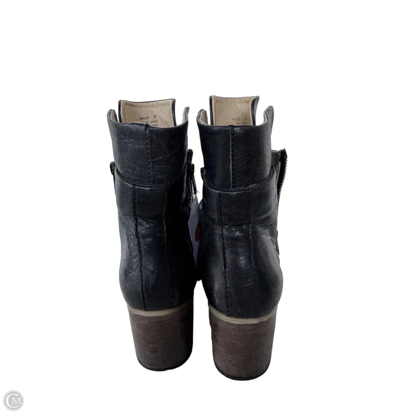 Boots Ankle Heels By Freebird In Black, Size: 8