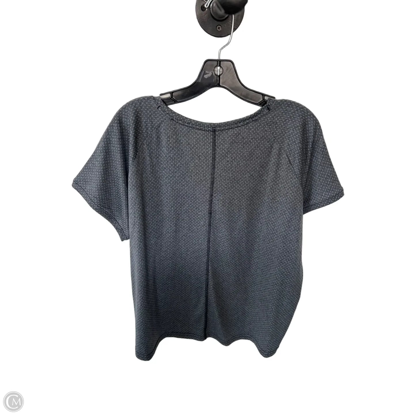 Athletic Top Short Sleeve By Columbia In Grey, Size: 2x