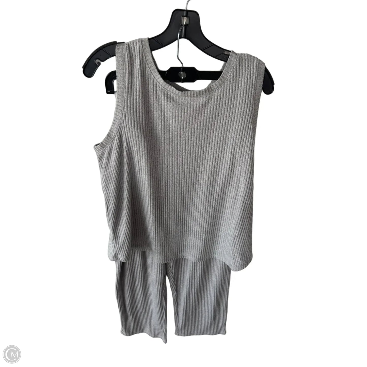 Lounge Set Pants By Cuddl Duds In Grey, Size: L