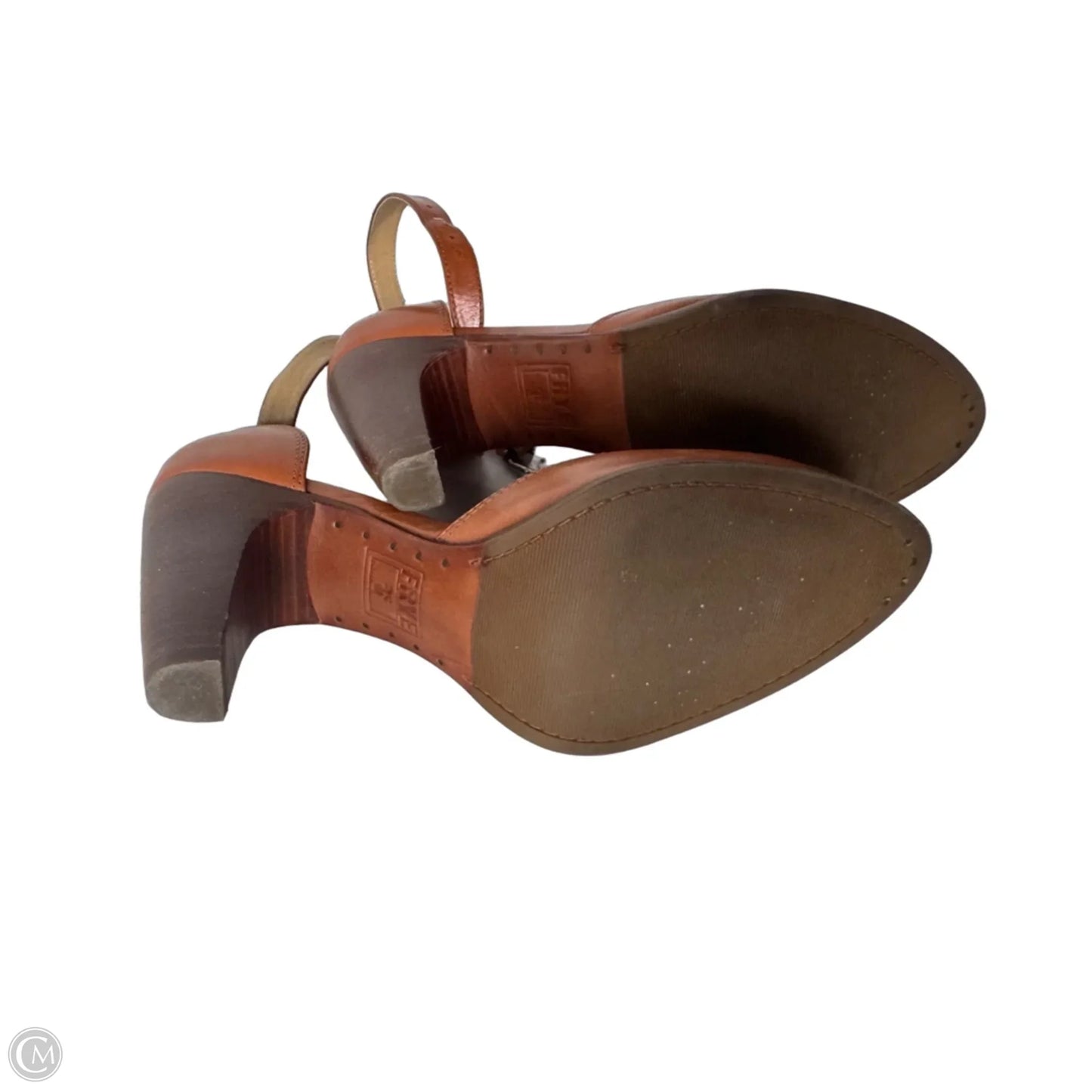 Shoes Designer By Frye In Brown, Size: 9.5