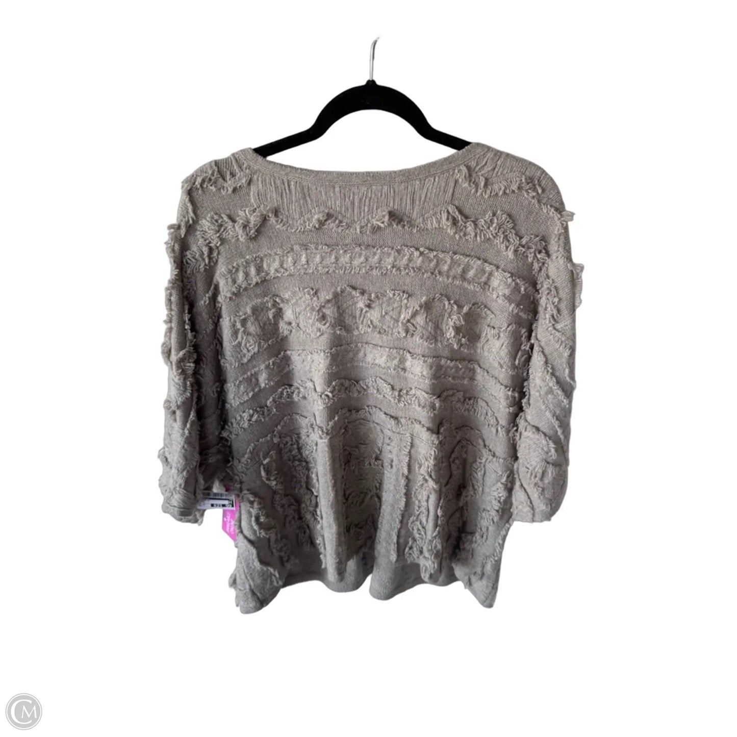 Sweater Short Sleeve By Pure Jill In Brown, Size: 2x