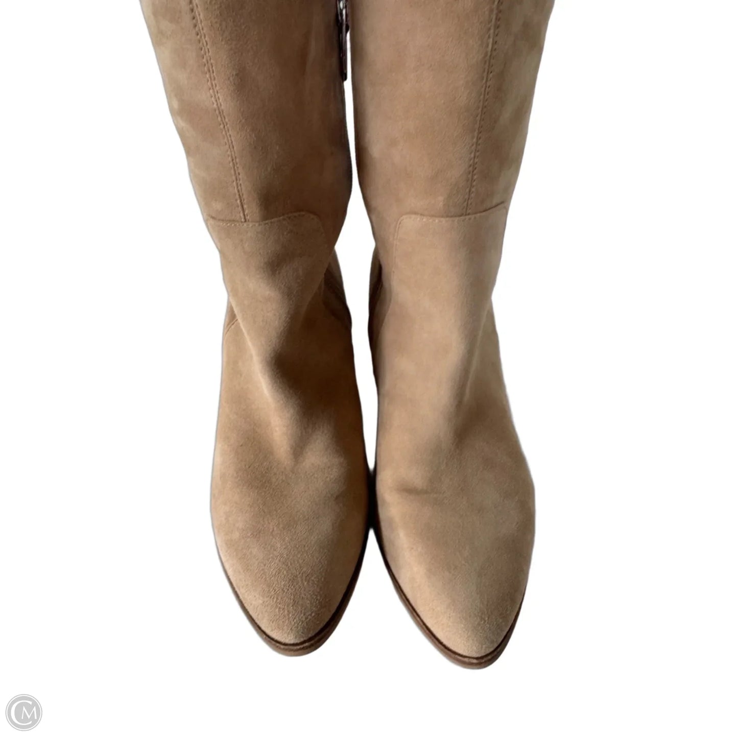 Boots Knee Heels By Vince Camuto In Tan, Size: 8