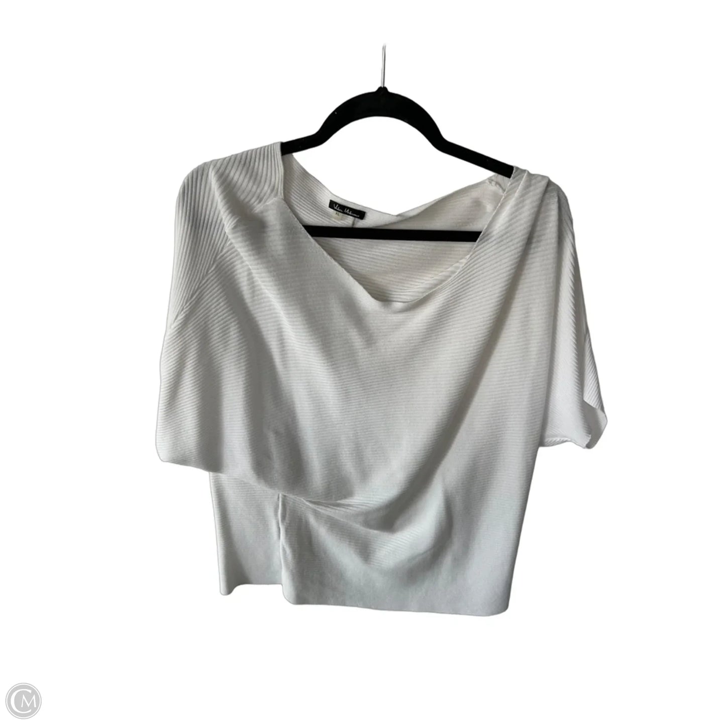 Top Short Sleeve By Vila Milano In White, Size: Xl