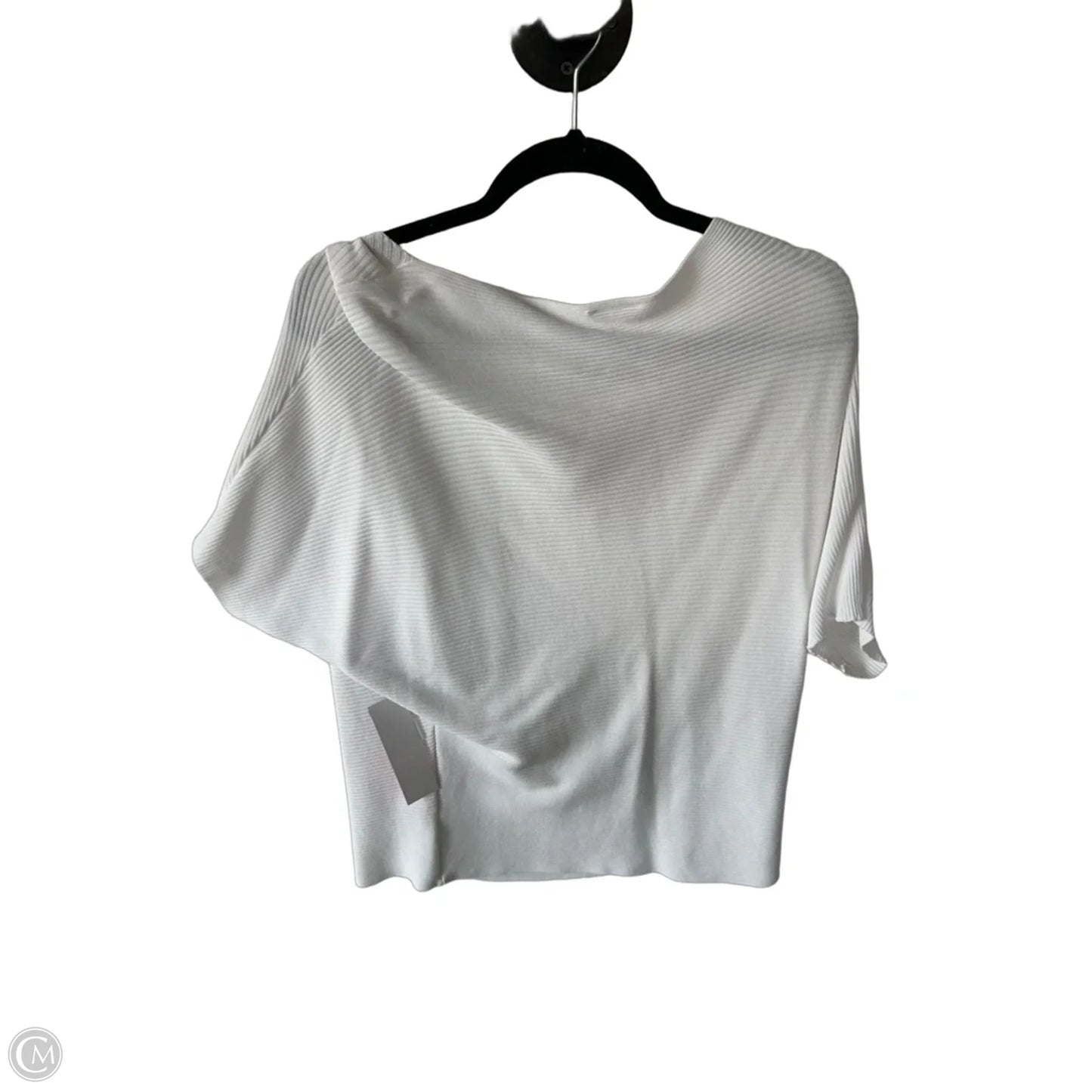 Top Short Sleeve By Vila Milano In White, Size: Xl