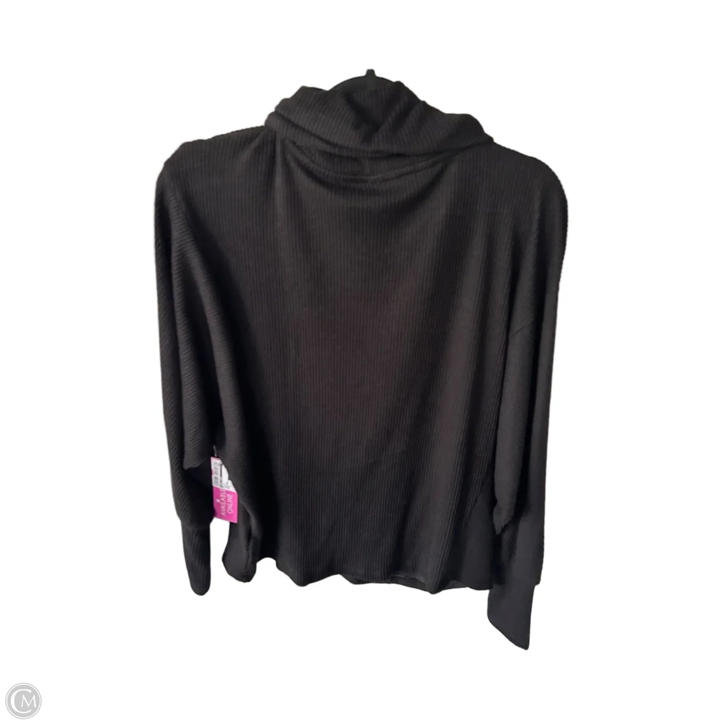 Top Long Sleeve By Simply Vera In Black, Size: L