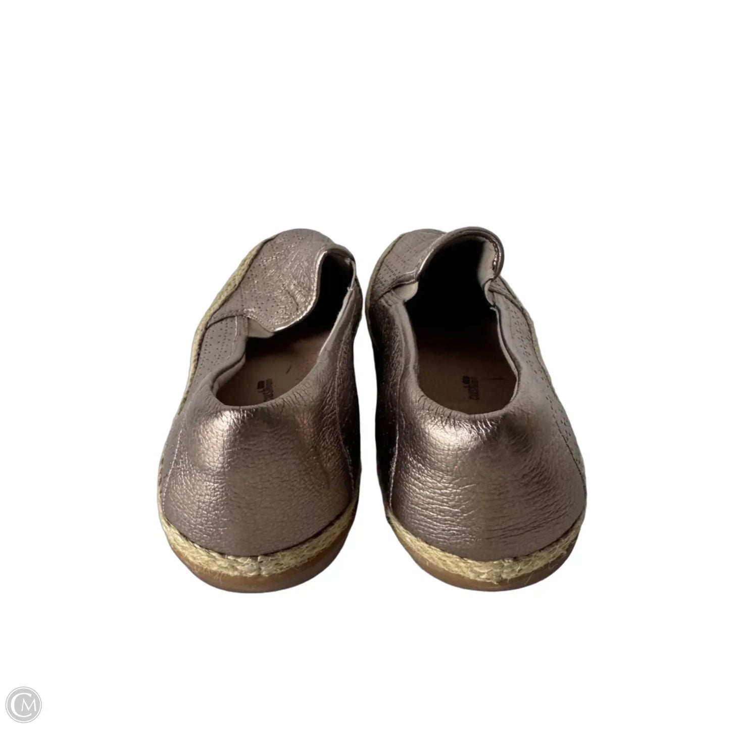 Shoes Flats By Clarks In Gold, Size: 7