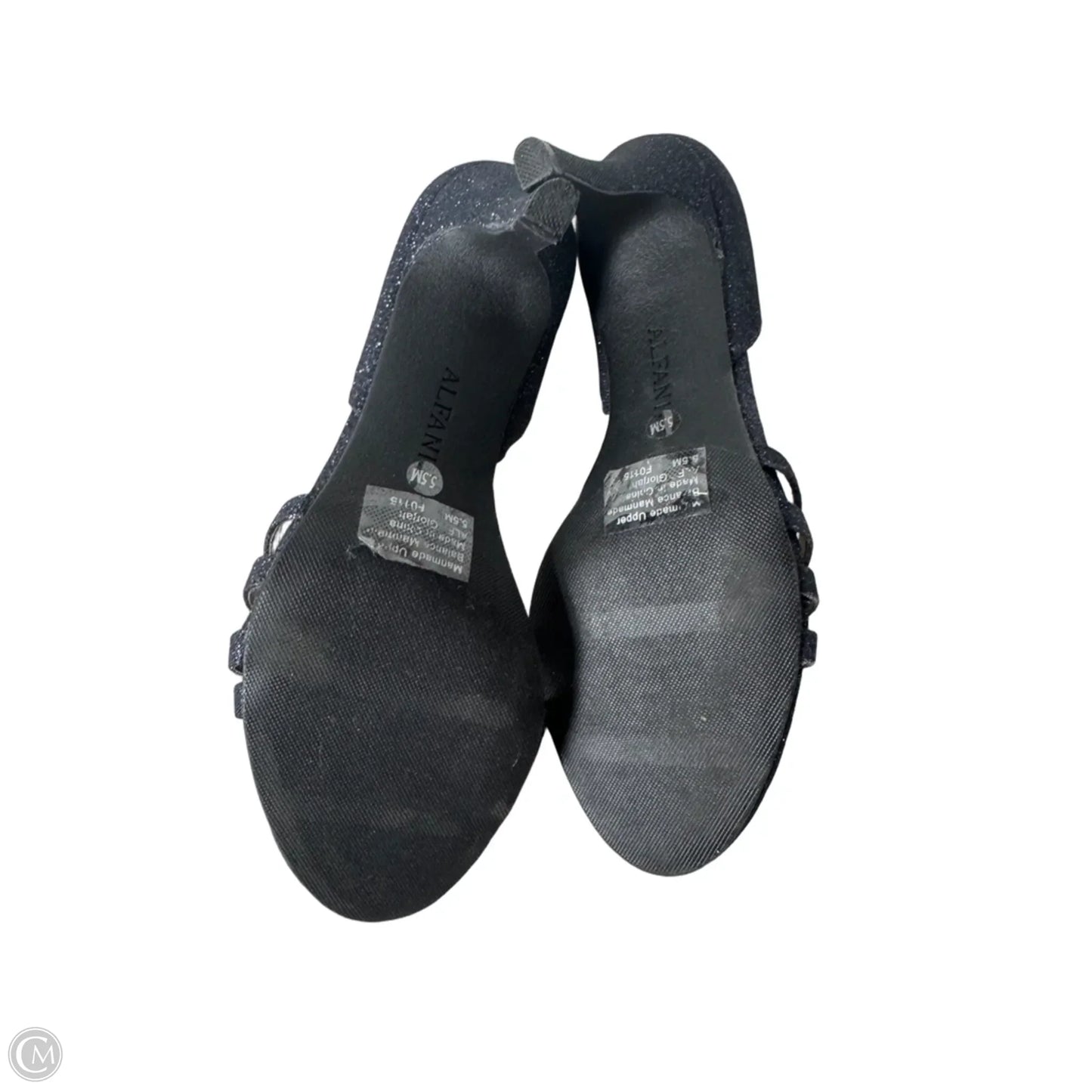 Sandals Heels Kitten By Alfani In Blue, Size: 5.5