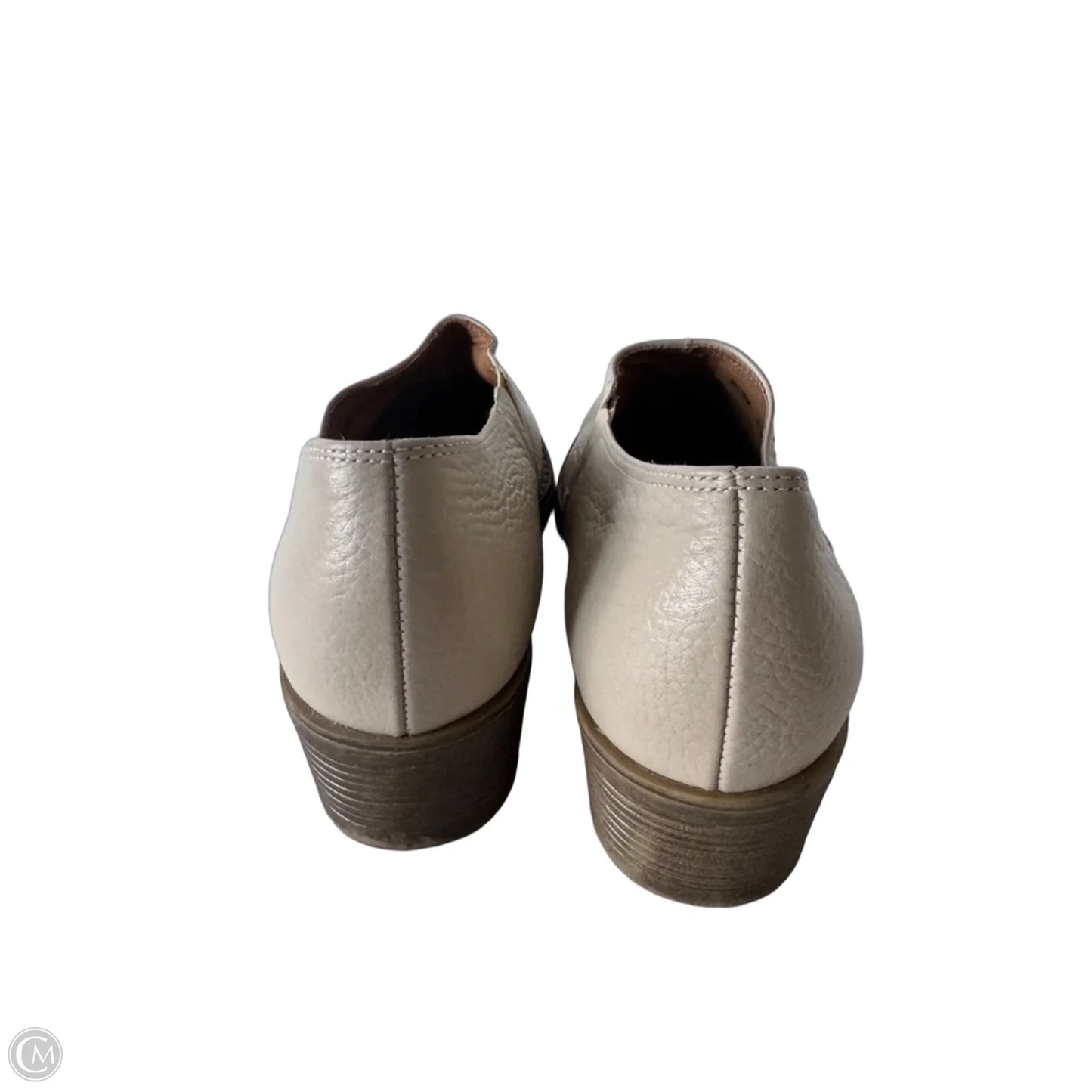 Boots Ankle Heels By Cmc In Cream, Size: 6.5