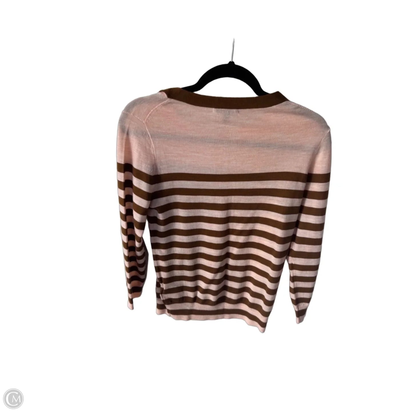 Sweater By J. Crew In Brown & Orange, Size: S