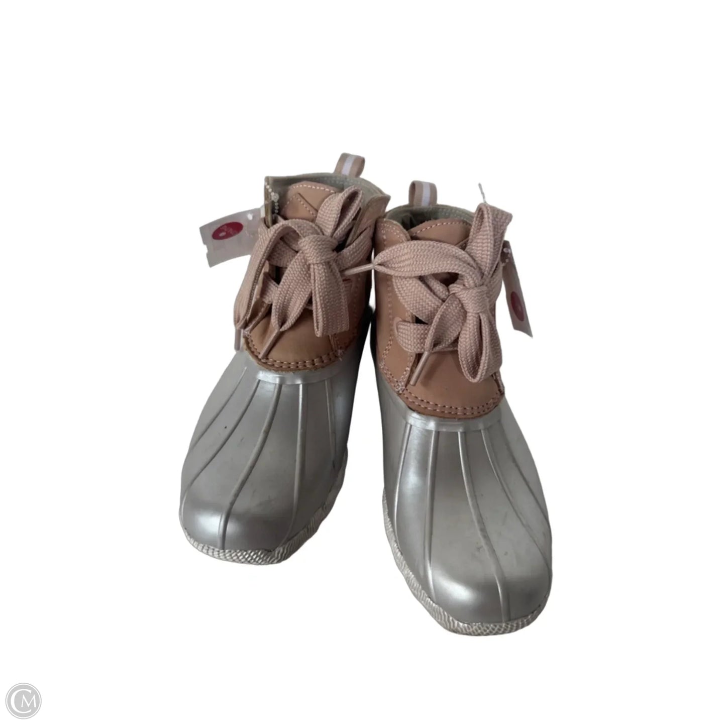 Boots Snow By Sperry In Silver & Tan, Size: 6