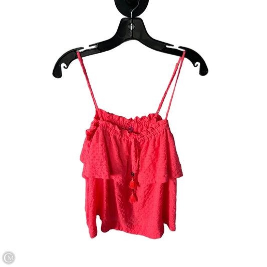 Top Sleeveless Designer By Lilly Pulitzer In Pink, Size: L
