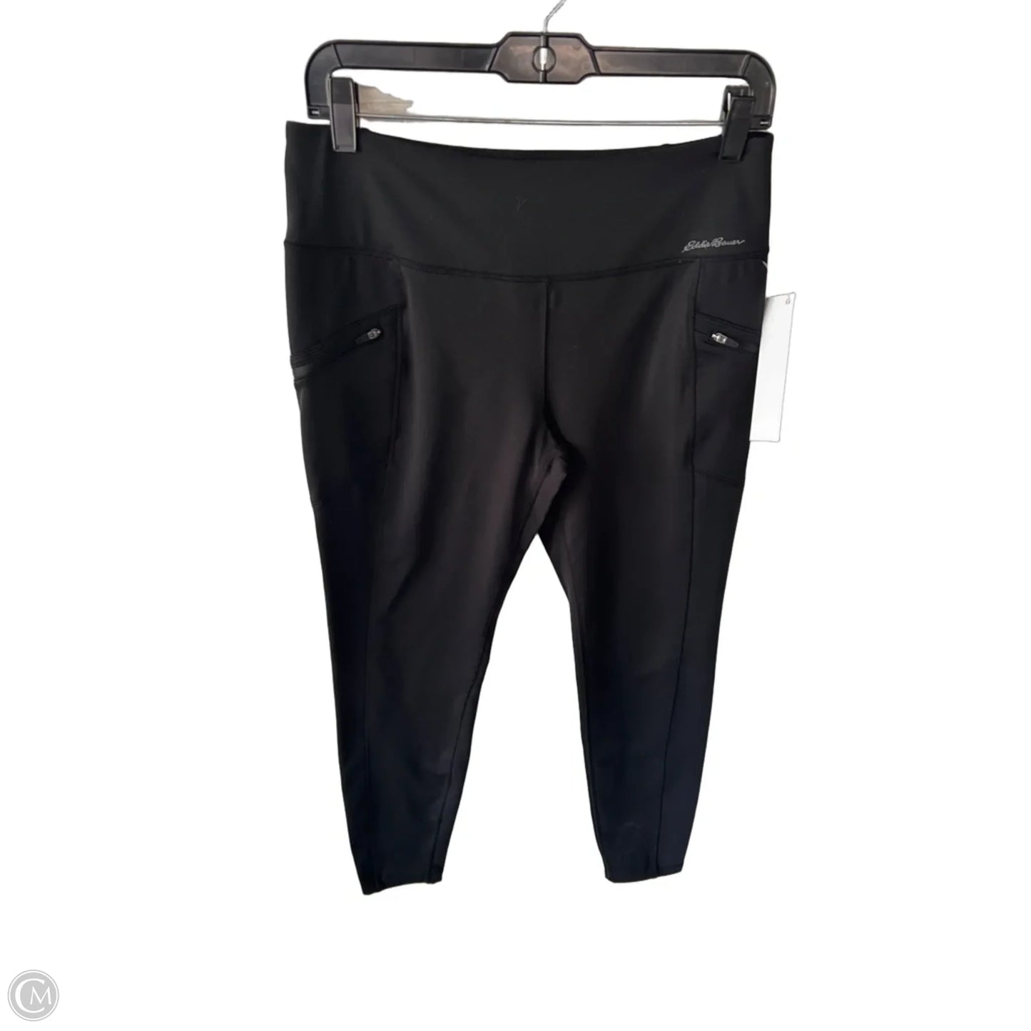 Athletic Leggings By Eddie Bauer In Black, Size: M