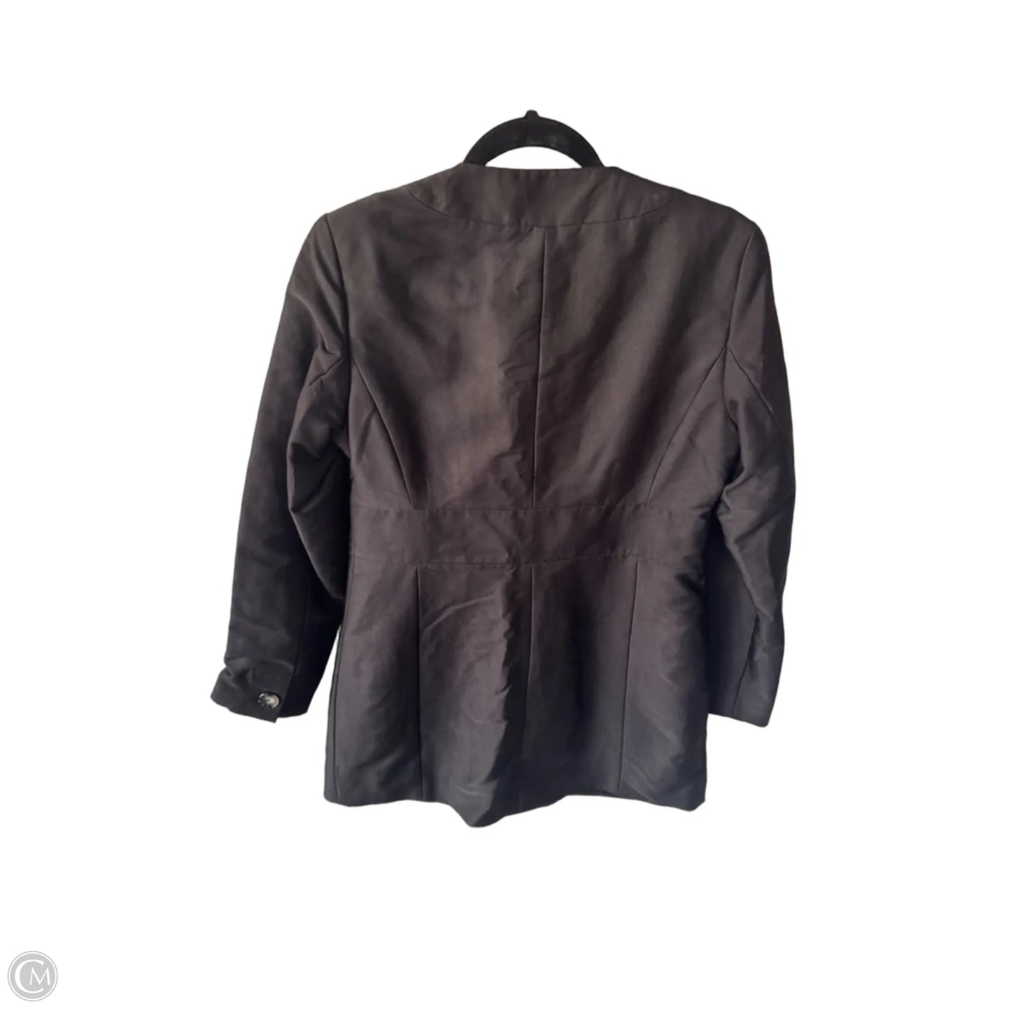 Coat Trench Coat By Kenneth Cole In Black, Size: M