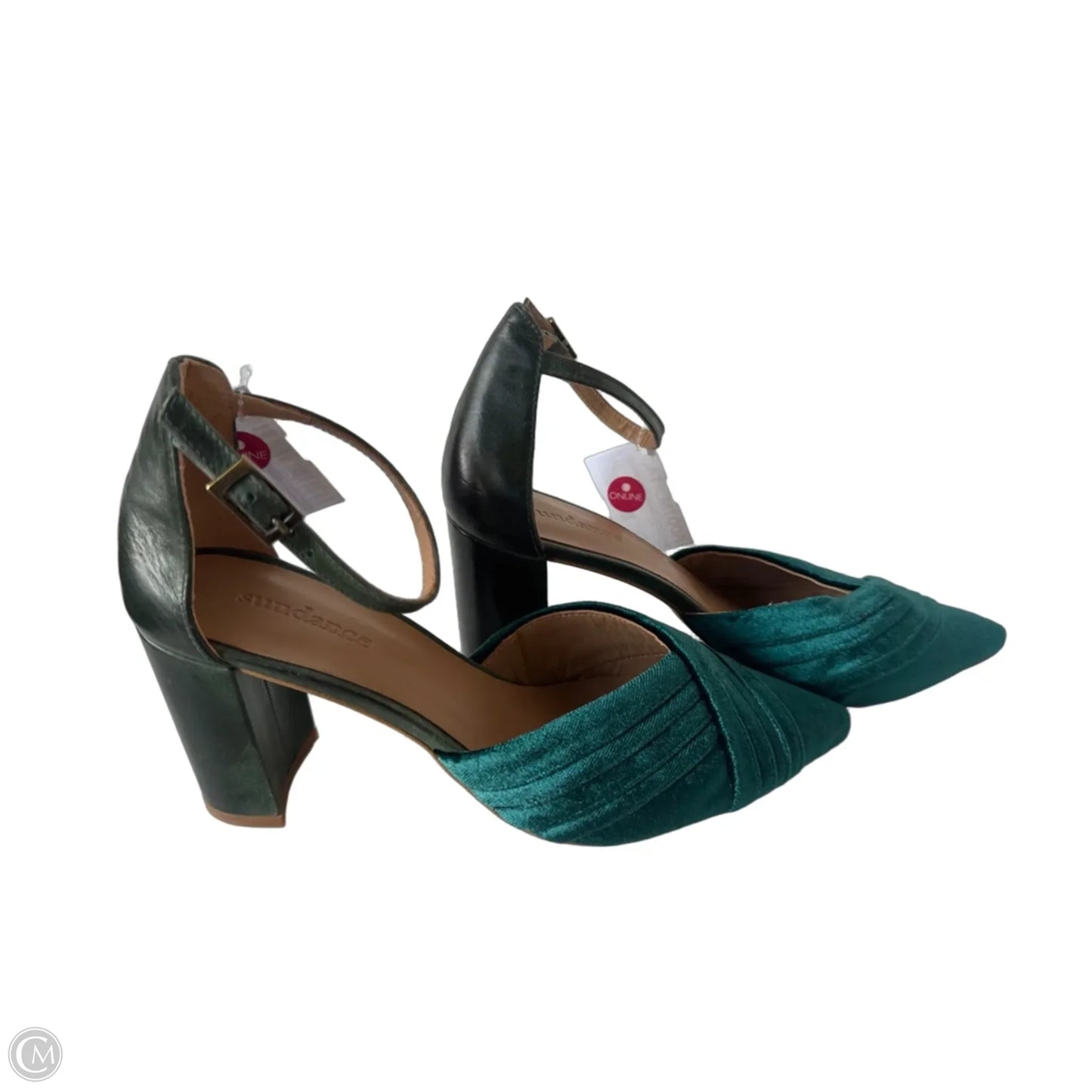 Shoes Heels Block By Sundance In Green, Size: 8.5