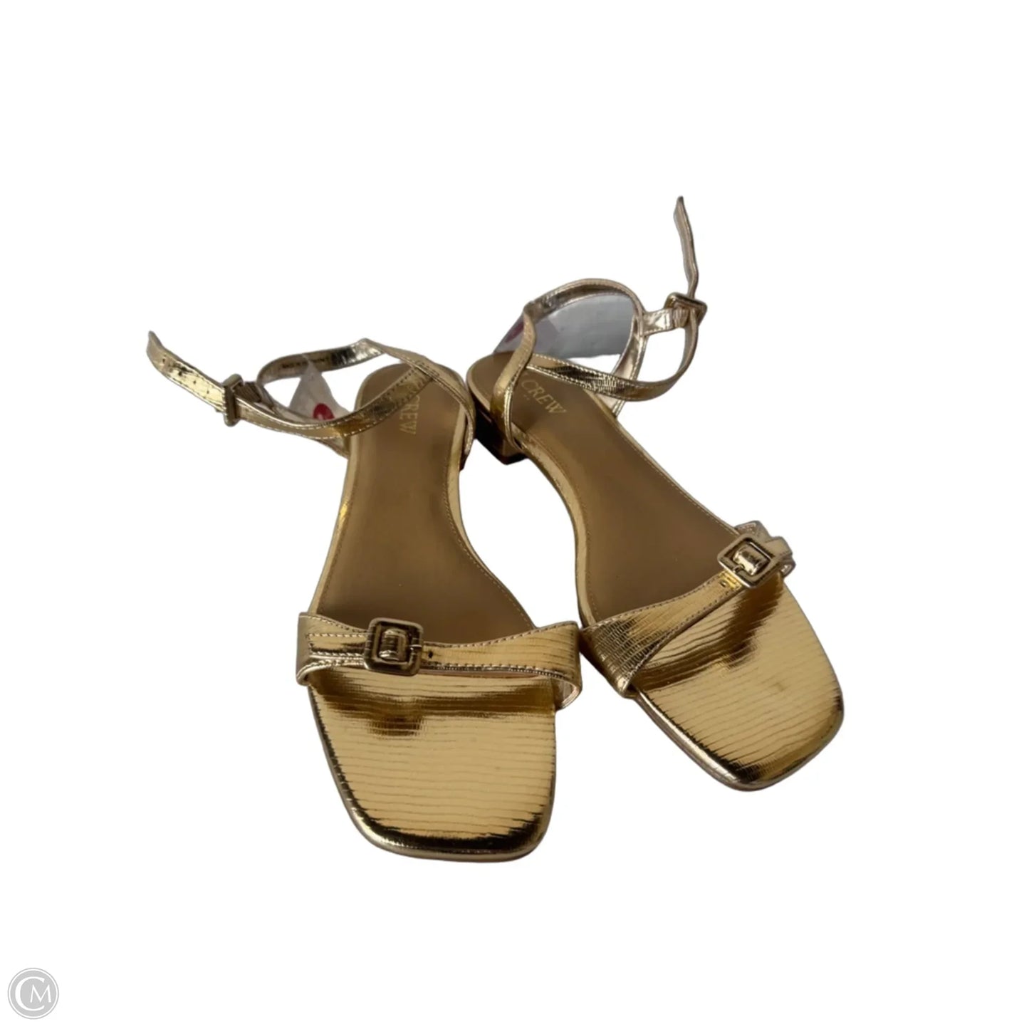 Sandals Flats By J. Crew In Gold, Size: 9