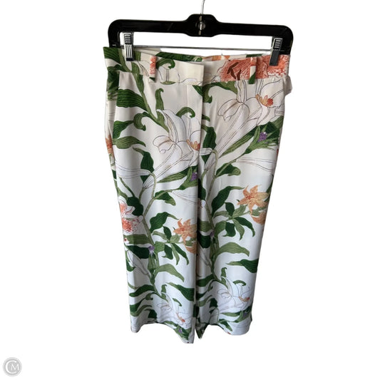 Pants Dress By Ann Taylor In Cream & Green, Size: 2