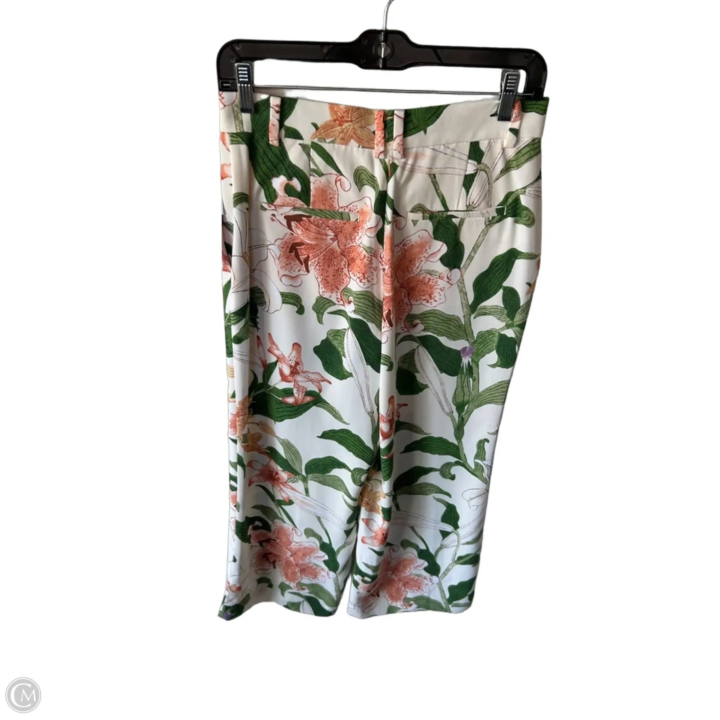 Pants Dress By Ann Taylor In Cream & Green, Size: 2