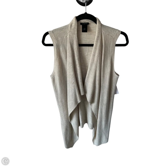 Vest Sweater By Ann Taylor In Tan, Size: Xs