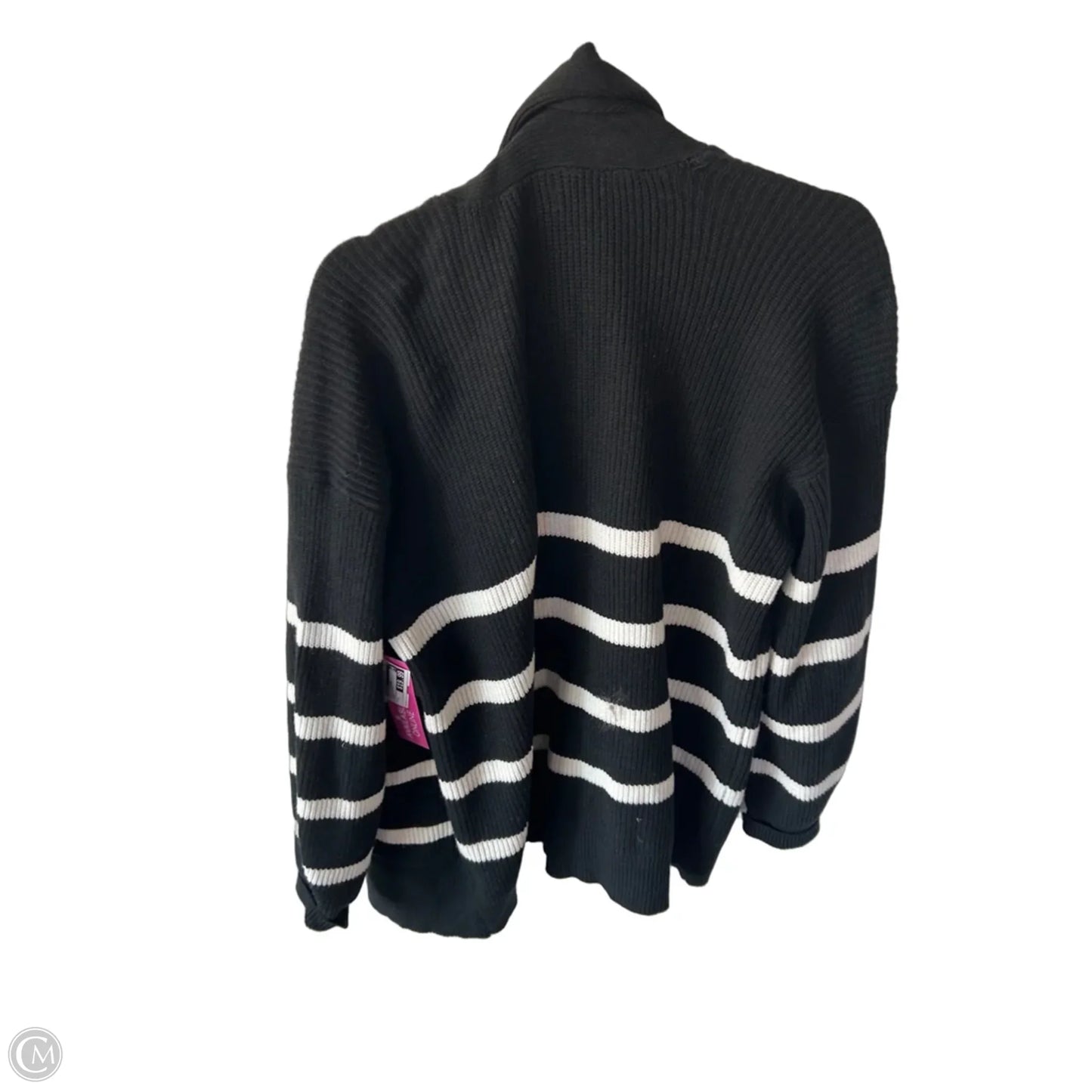 Sweater Cardigan By A New Day In Black & White, Size: S