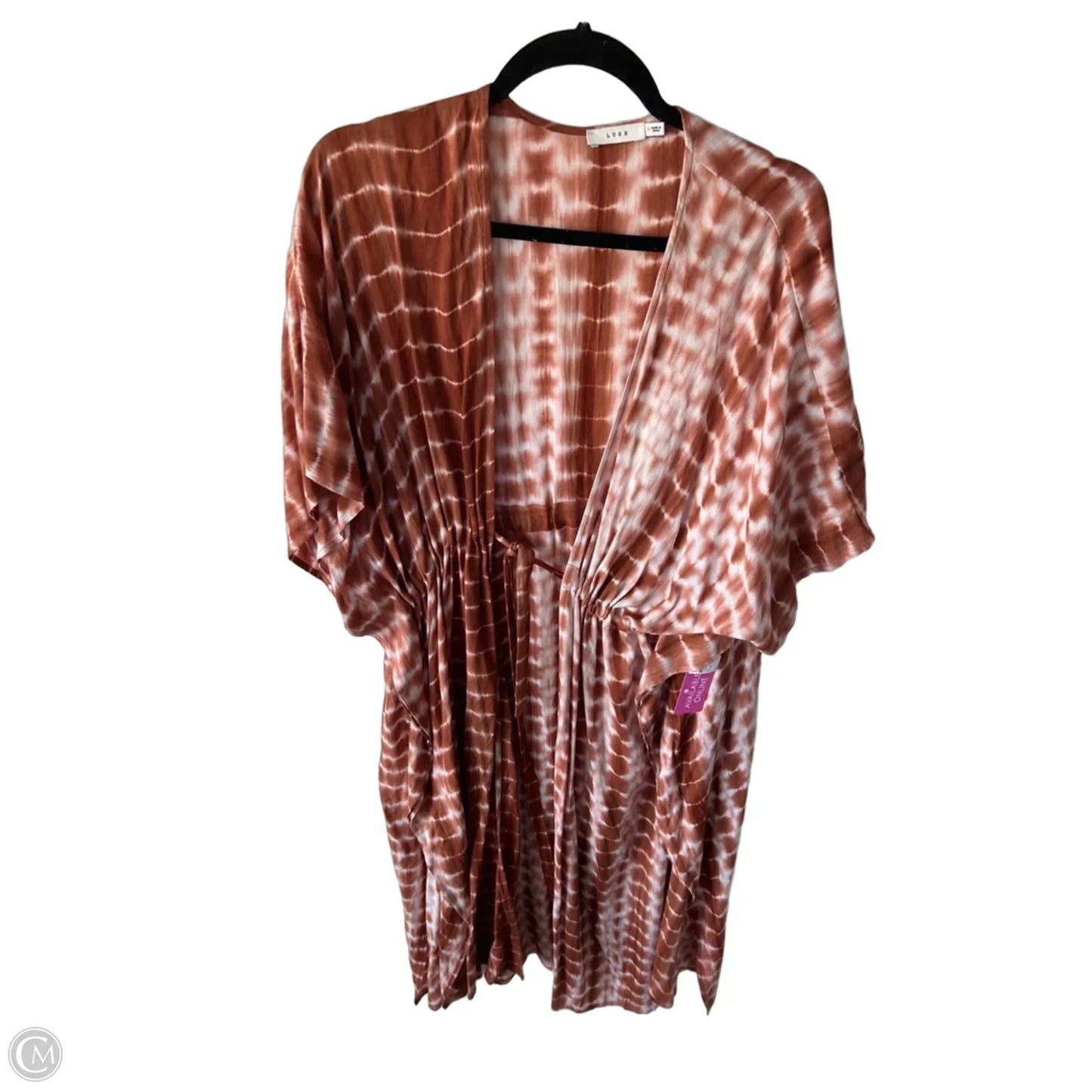 Kimono By Lush In Brown & White, Size: M