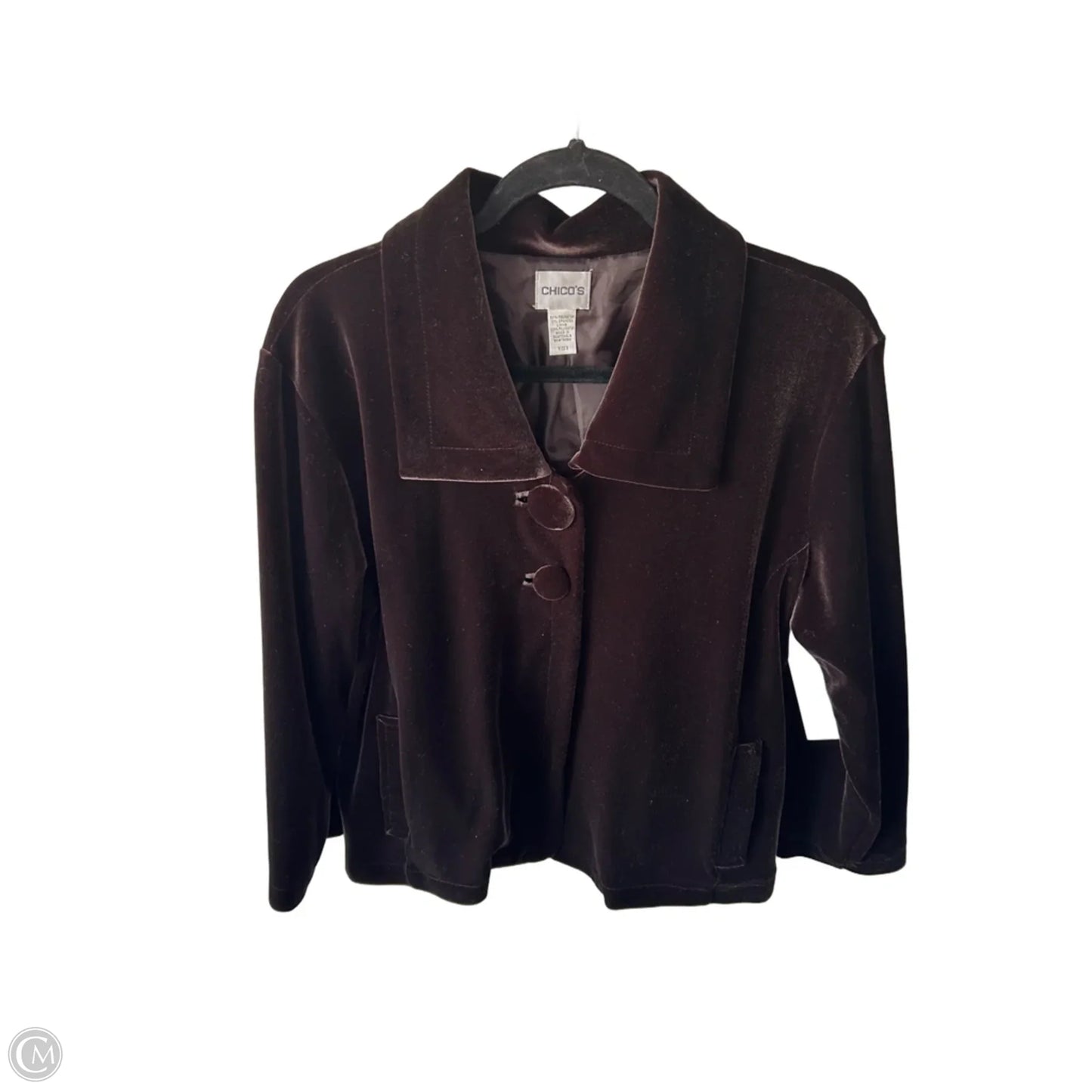 Blazer By Chicos In Brown, Size: Xl
