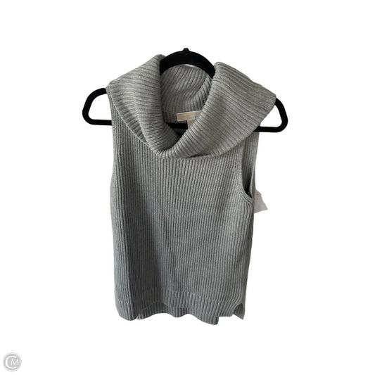 Vest Sweater By Michael By Michael Kors In Grey, Size: S