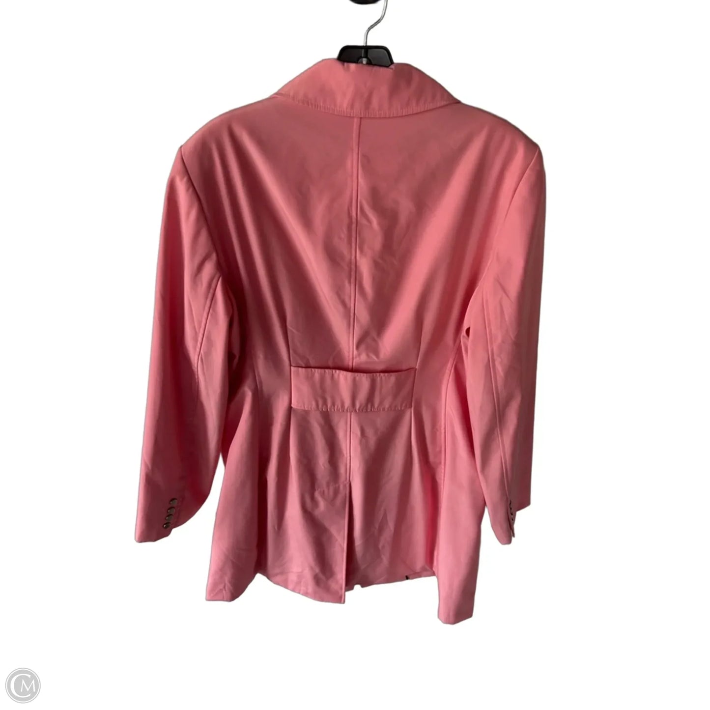Coat Trench Coat By Anne Klein In Pink, Size: M