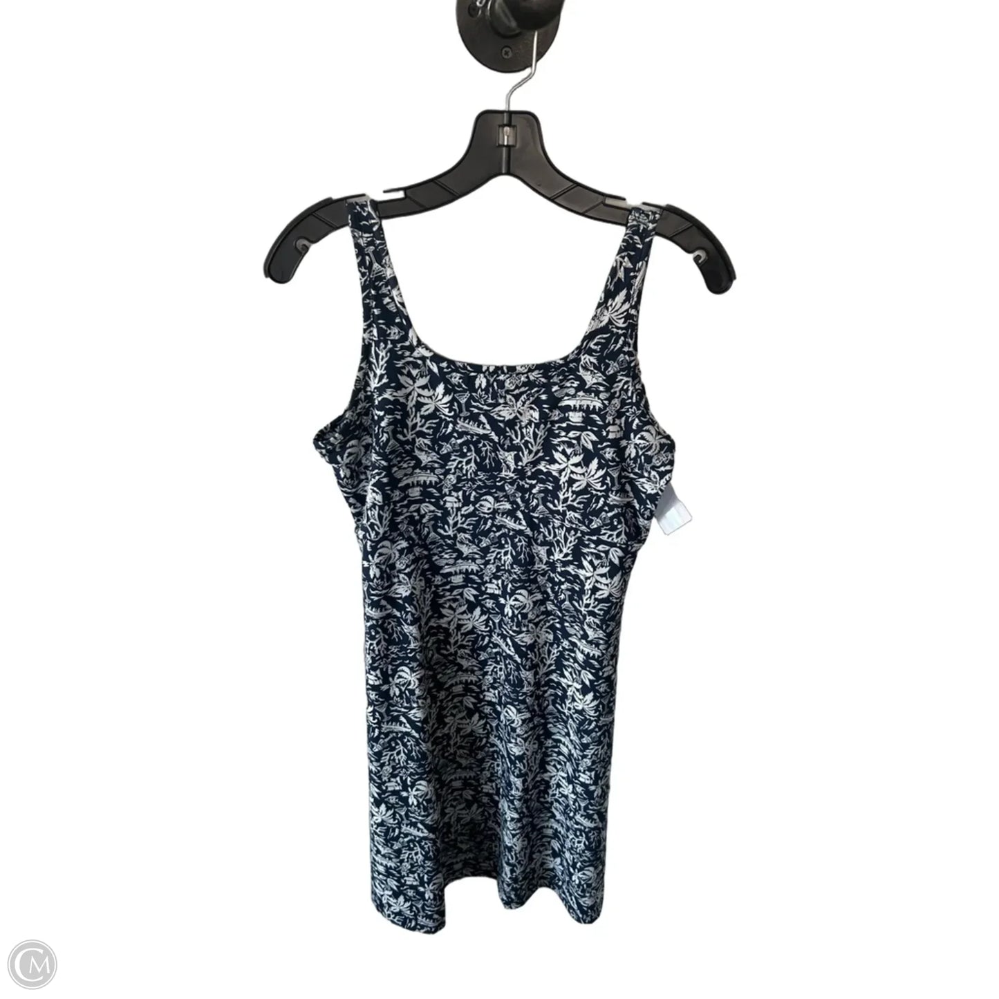 Dress Casual Short By Columbia In Blue & White, Size: M