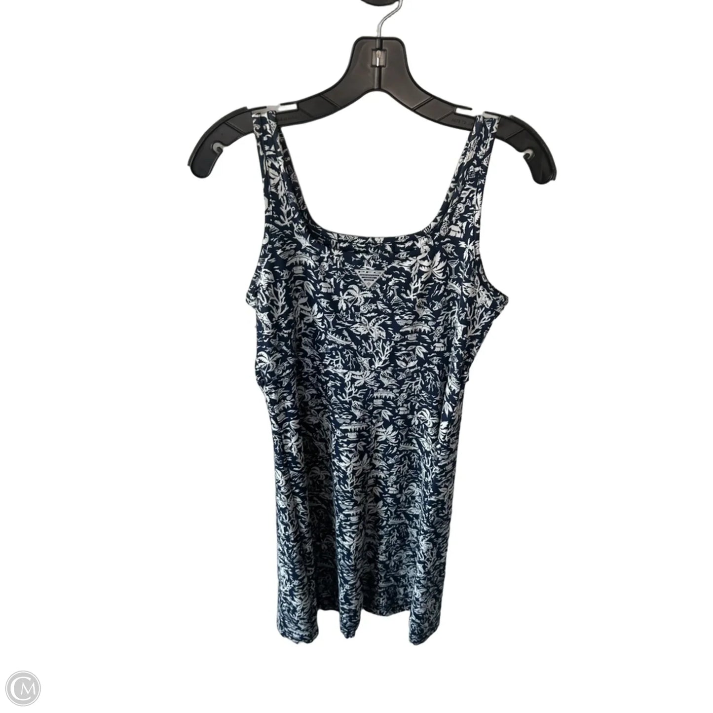 Dress Casual Short By Columbia In Blue & White, Size: M