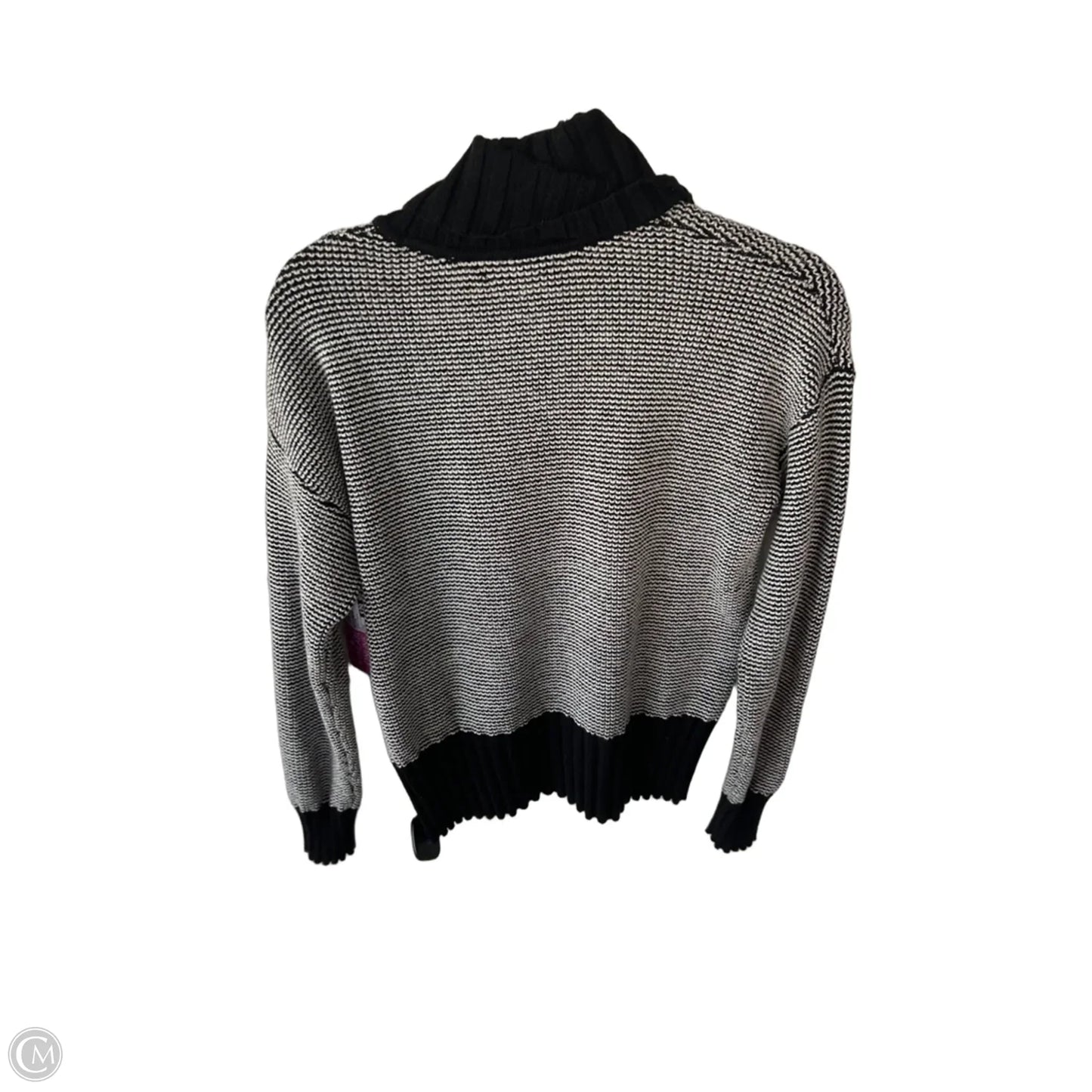 Sweater By Banana Republic In Black & White, Size: S