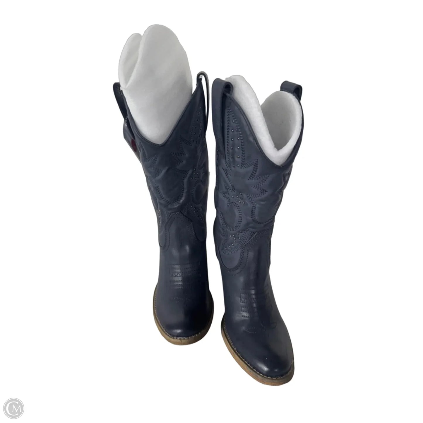 Boots Western By Very Volatile In Blue & Silver, Size: 7