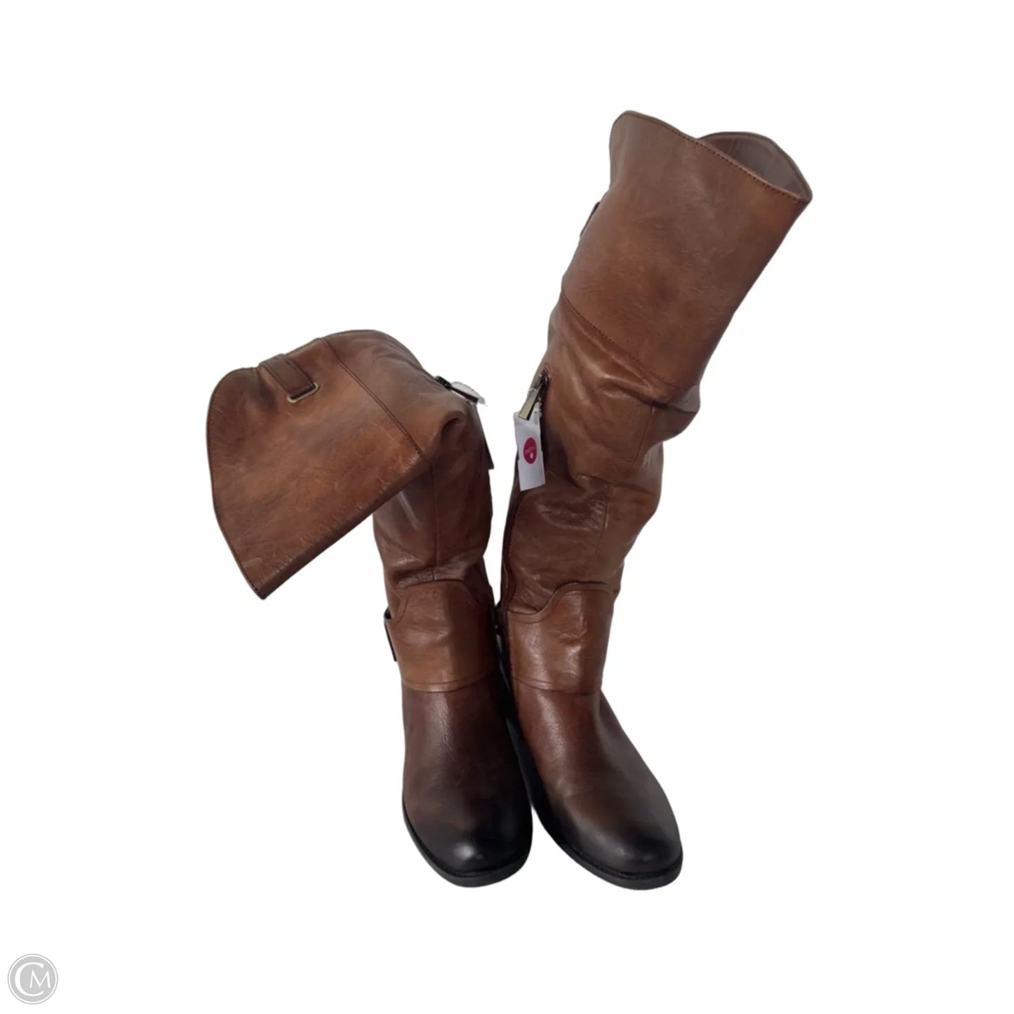 Boots Over-the-knee Heels By Vince Camuto In Brown, Size: 7