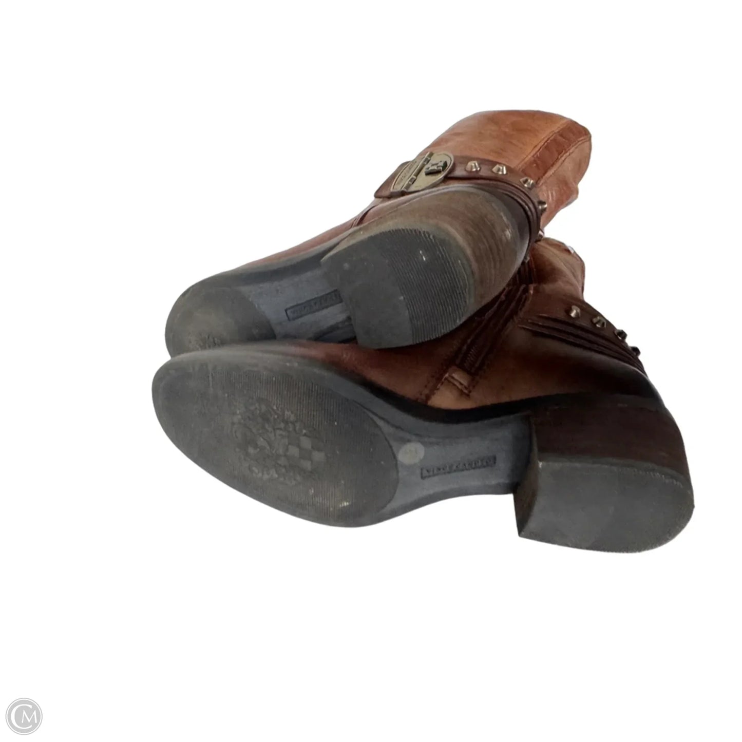 Boots Over-the-knee Heels By Vince Camuto In Brown, Size: 7