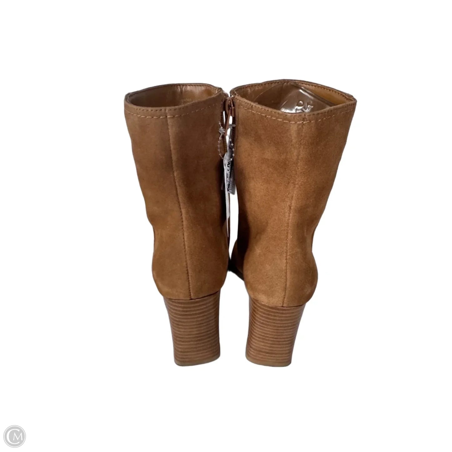 Boots Ankle Heels By Cmc In Brown, Size: 6.5