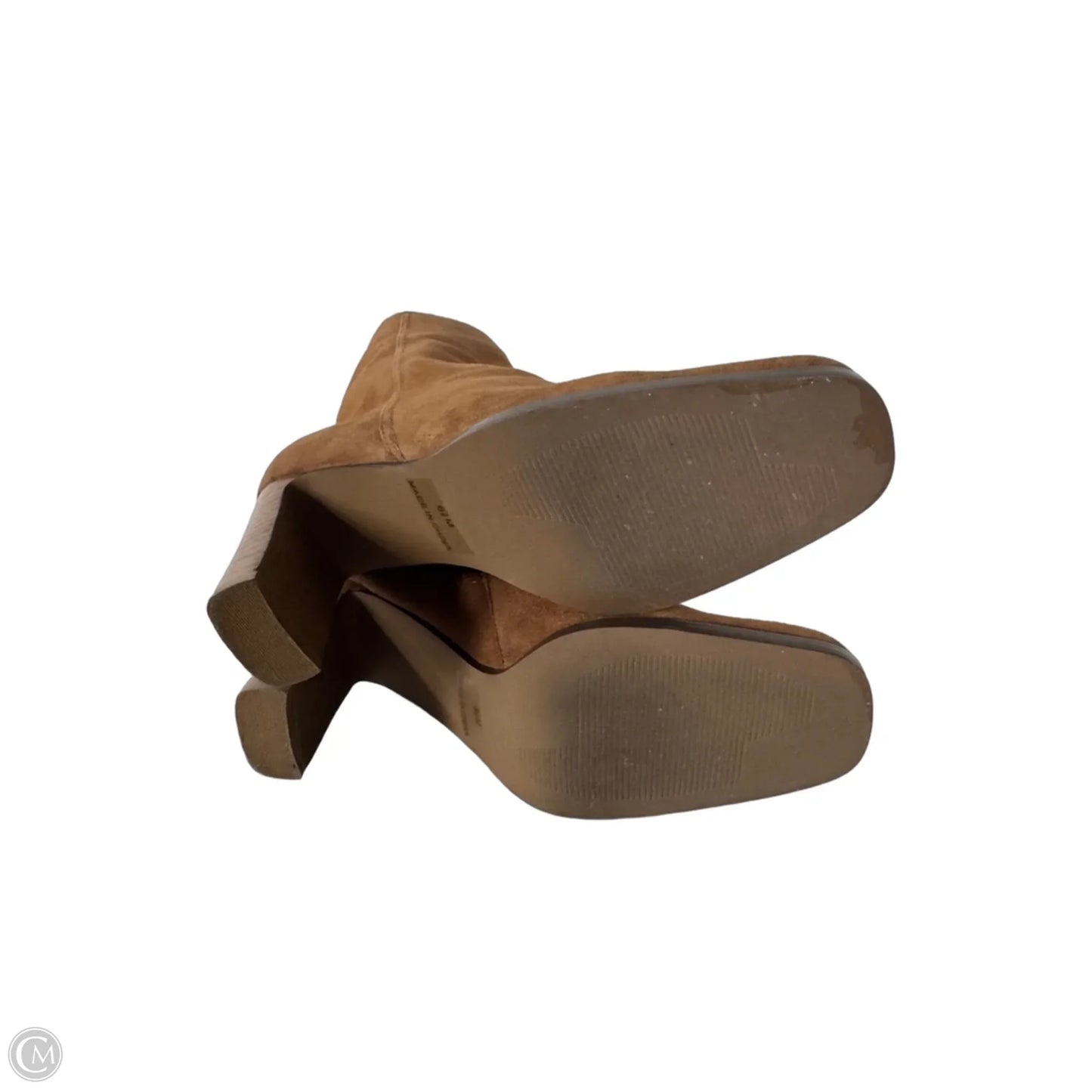 Boots Ankle Heels By Cmc In Brown, Size: 6.5