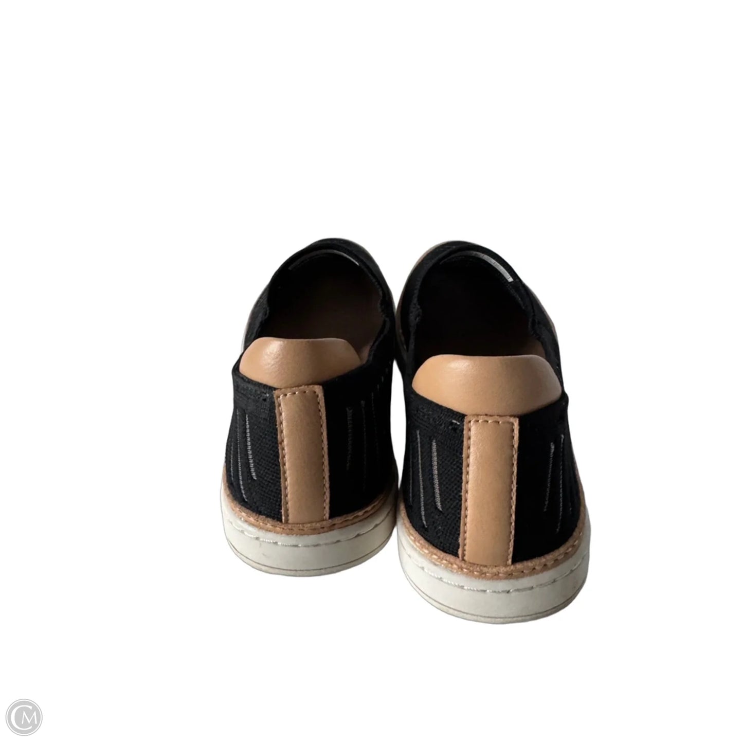 Shoes Designer By Ugg In Black & Tan, Size: 7.5