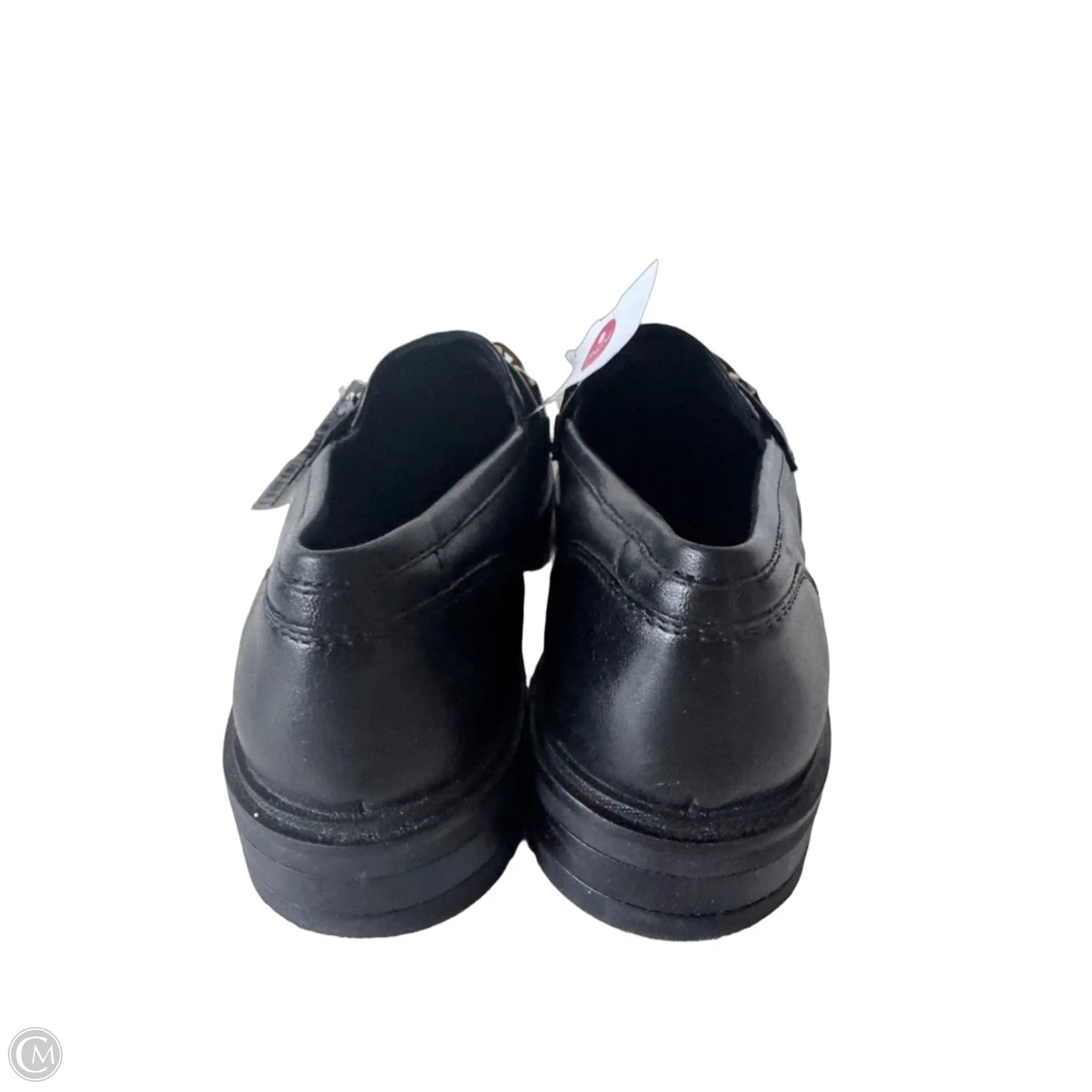 Shoes Flats By Cmb In Black & Gold, Size: 7.5