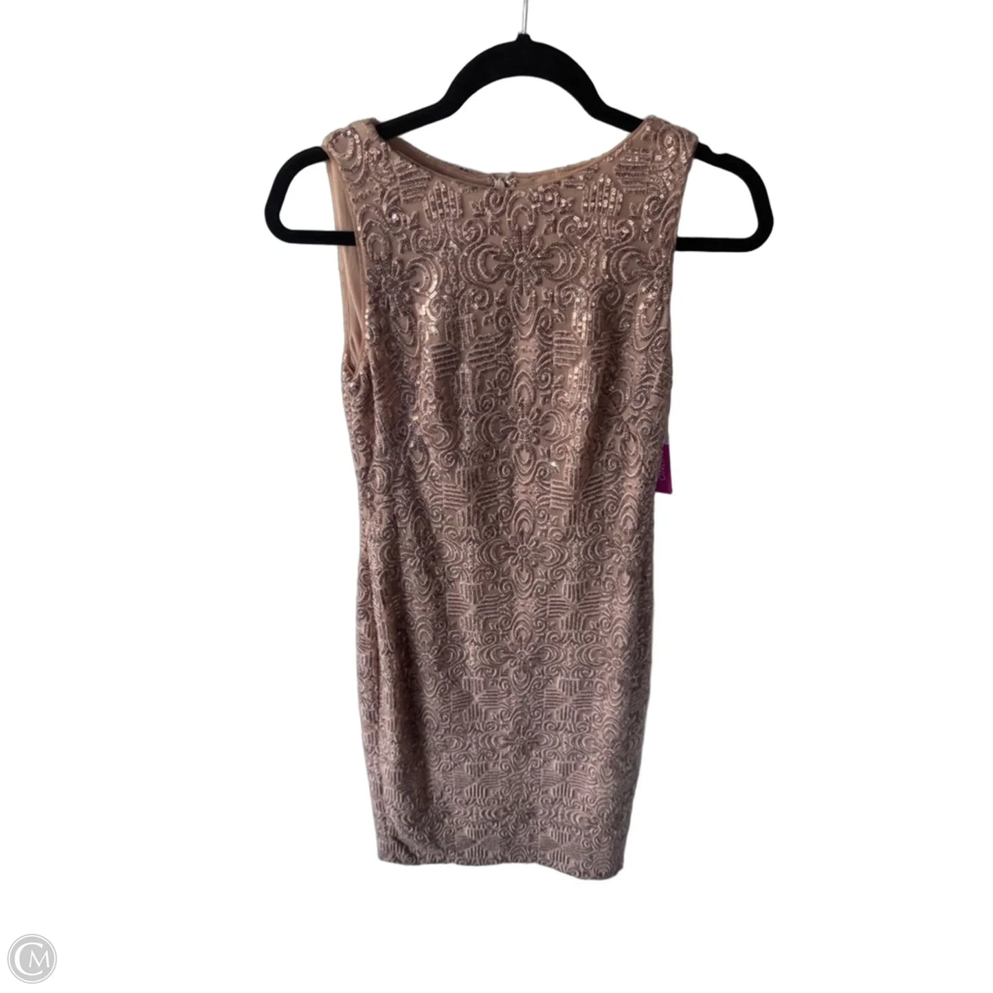 Dress Party Midi By Lauren By Ralph Lauren In Gold, Size: Xs