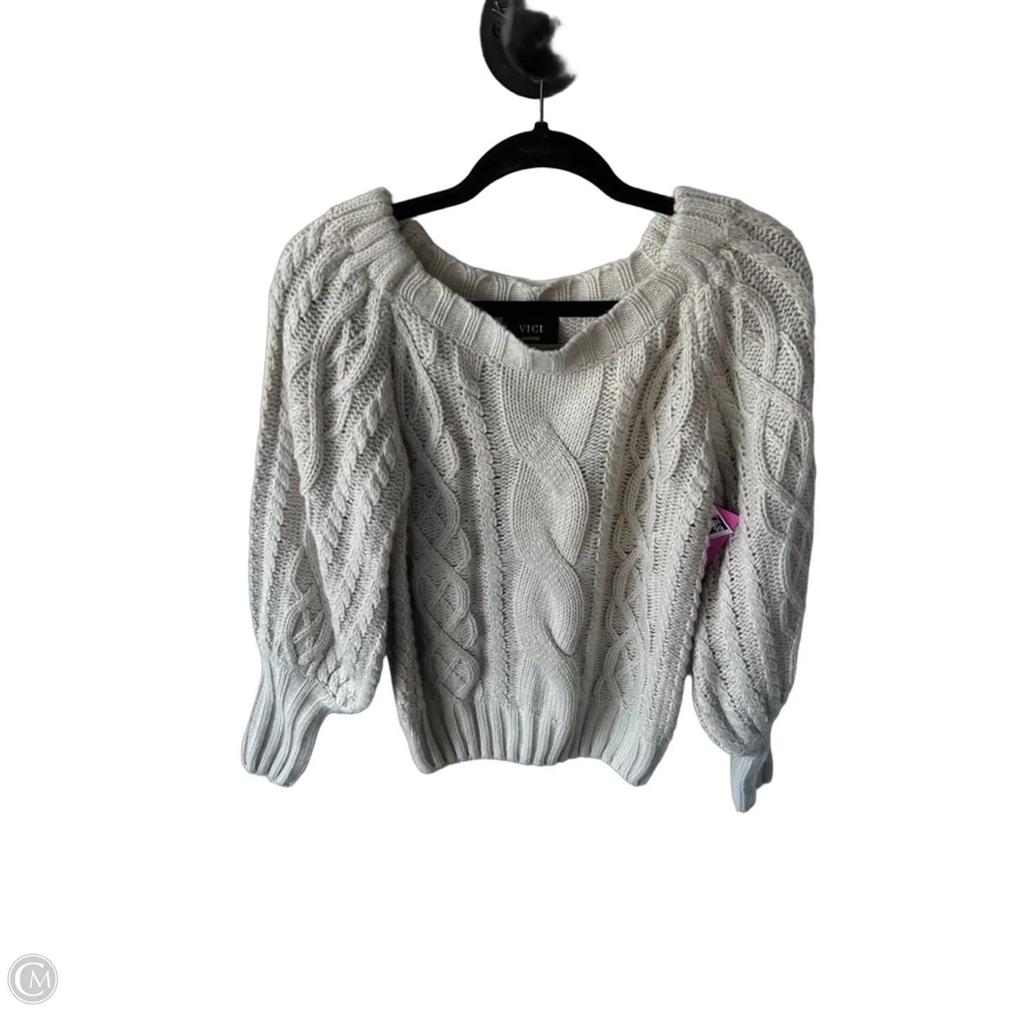 Sweater By Vici In Cream, Size: M